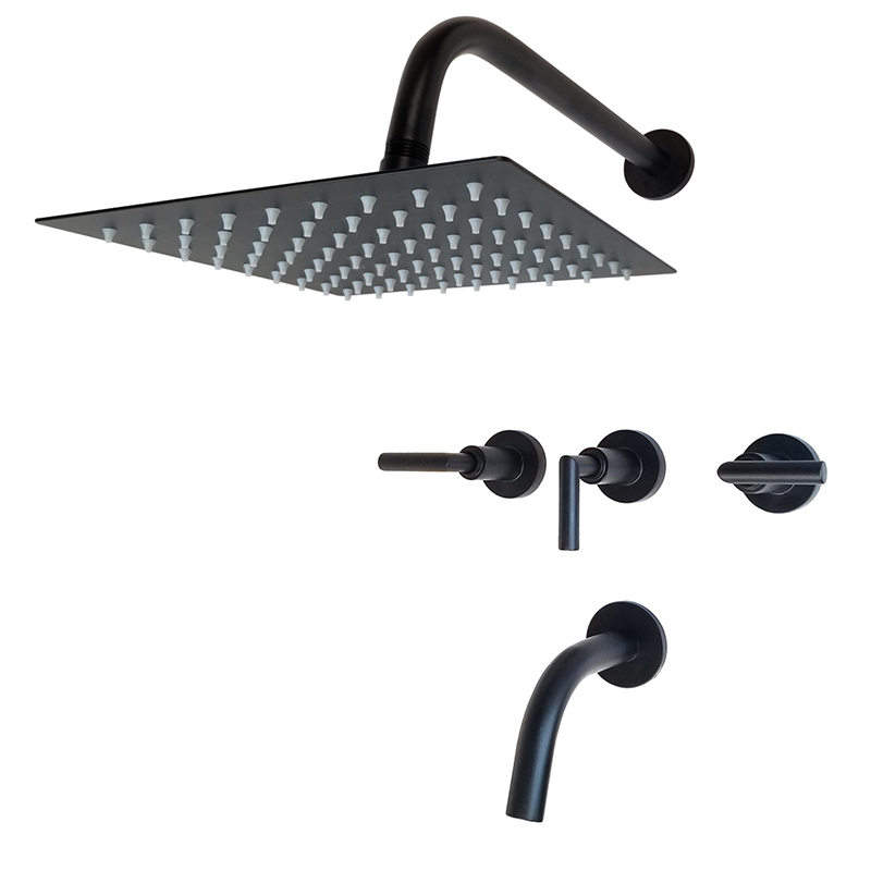 Ducha con transferencia Lamy Black Lever