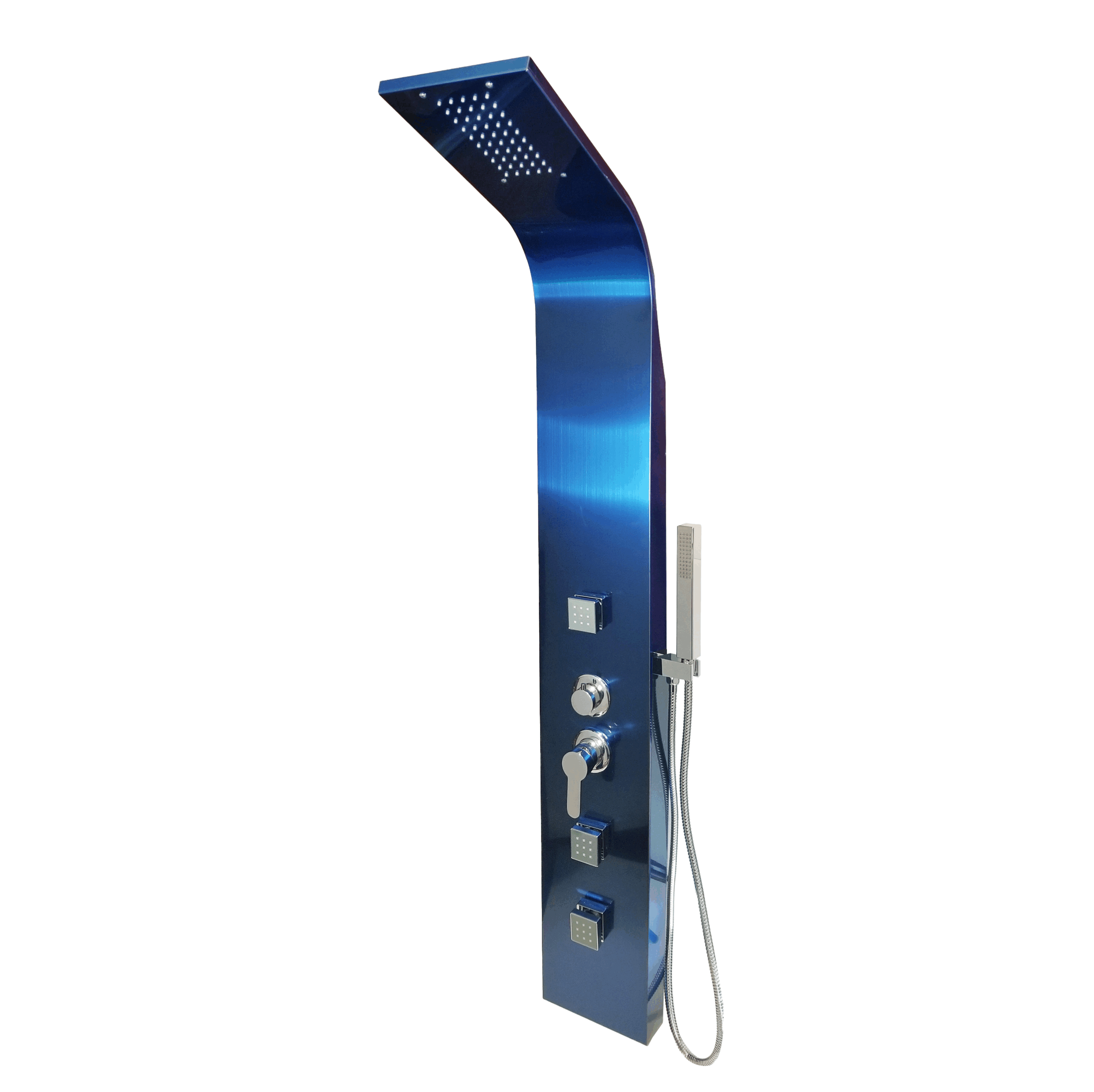 Panel de ducha Aquashower Curve blue